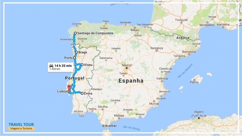 O melhor de Portugal com Santiago de Compostela